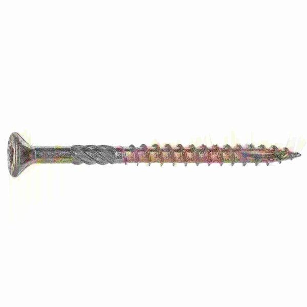 Saberdrive Wood Screw, #9, 2-1/2 in, Zinc Yellow Steel Flat Head Torx Drive, 439 PK 09301 - main